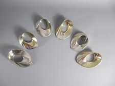 6 ausgefallene versilberte