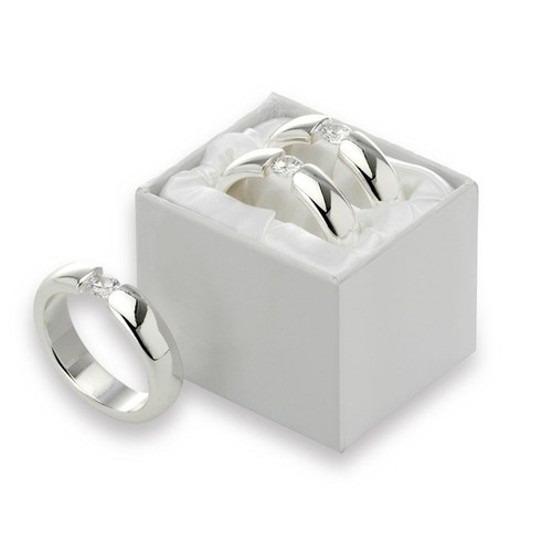 Serviettenringe 2er set - set, silber