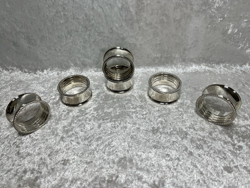 Serviettenringe versilbert - serviettenringe,